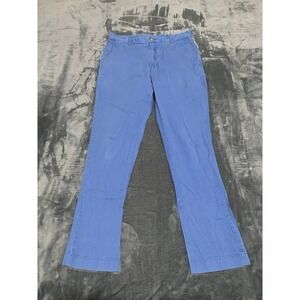 Vineyard Vines Breaker Pants Mens 34X34 Blue Straight‎ Chino Casual Golf Flaw